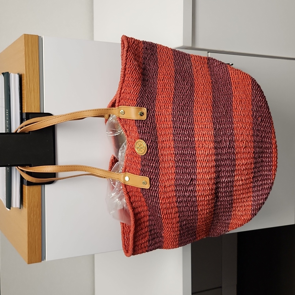 Tory Burch woven tote